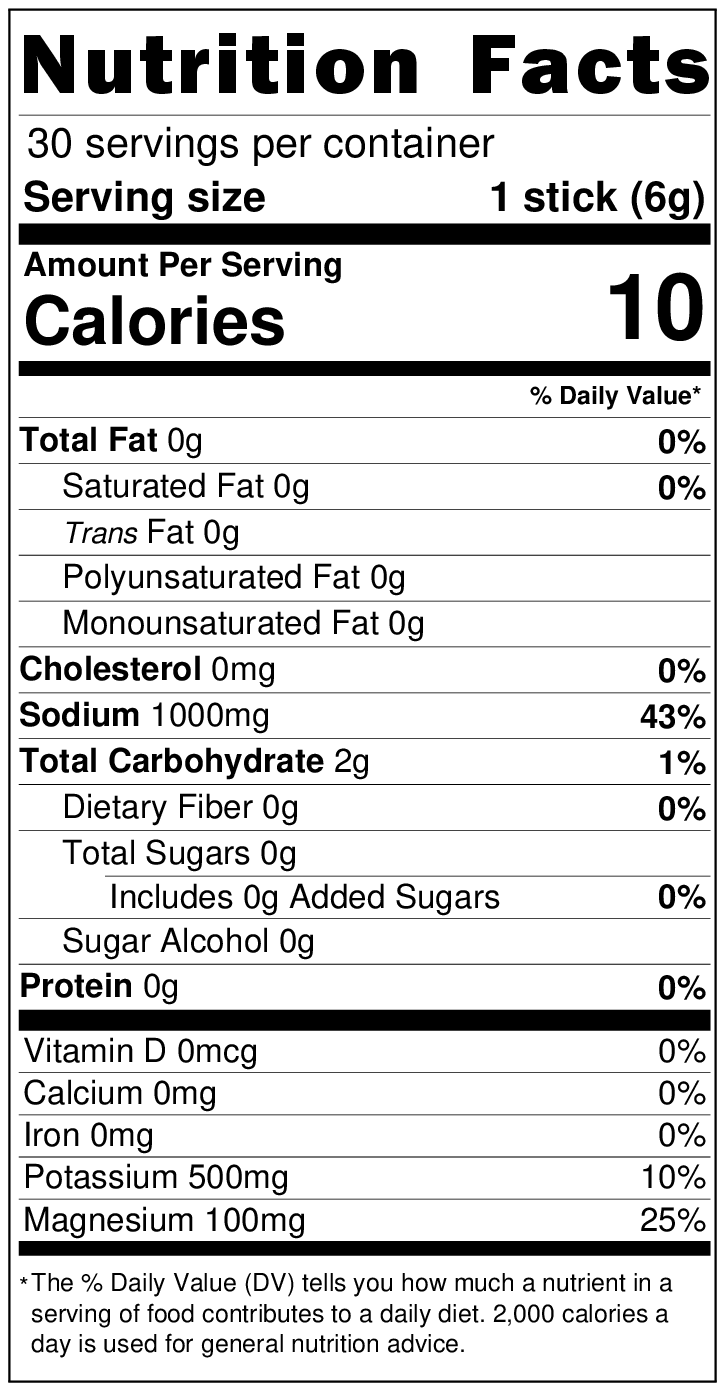 Baseline Electrolytes